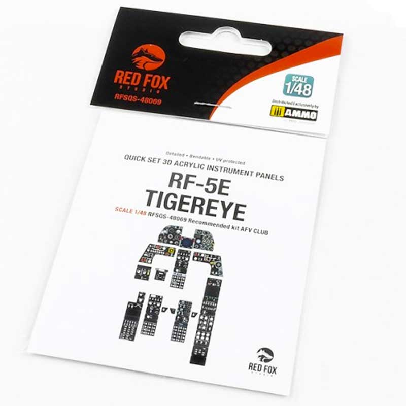 1/48 RF-5E Tigereye (for AFV Club kit) SQS-48069 Red Fox Studio
