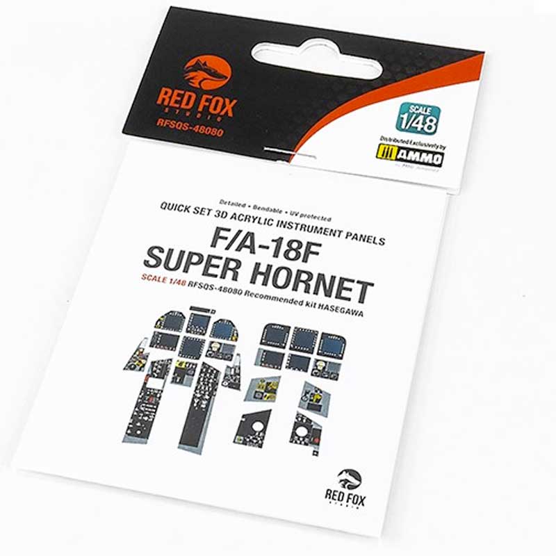 1/48 F/A-18F Super Hornet (for Hasegawa kit) SQS-48080 Red Fox Studio
