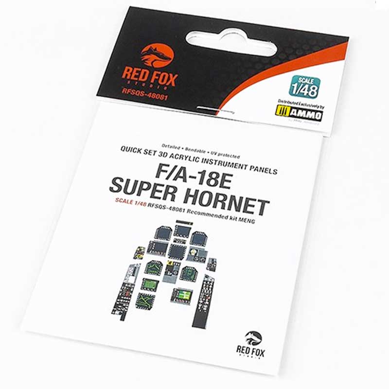 1/48 F/A-18E Super Hornet (for Meng kit) SQS-48081 Red Fox Studio