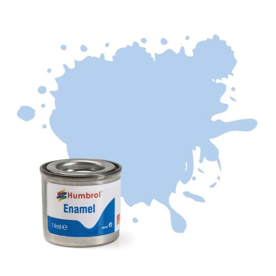 14ml No 44 Pastel Blue Matt Enamel Humbrol AA0044