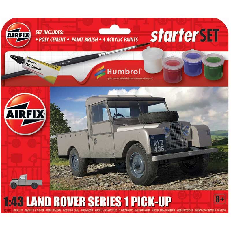 Airfix Starter Set - Land Rover Series 1 (1/43) A55012