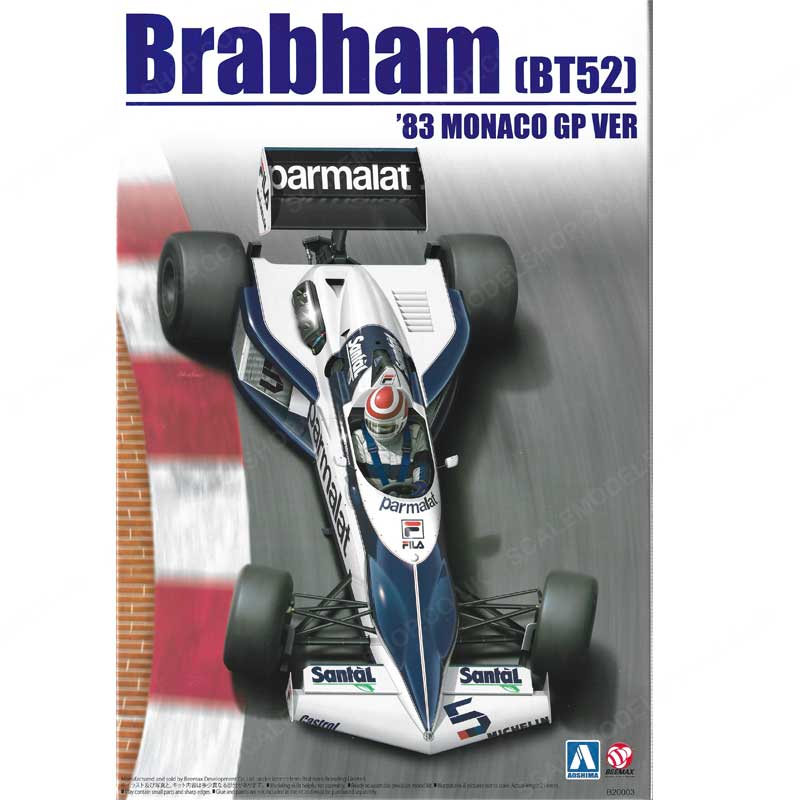 1/20 Brabham BT52 1983 Monaco GP Ver Beemax B20003 1/20 Brabham BT52 1983 Monaco GP Ver Beemax B20003