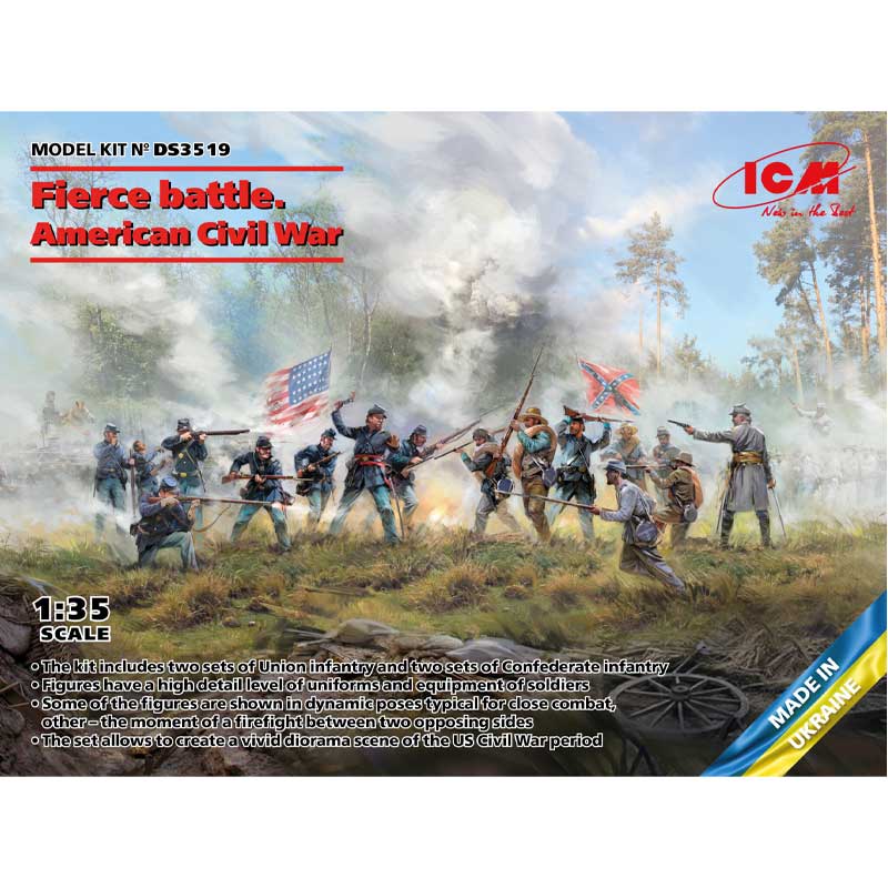 1/35 Fierce Battle, American Civil War  DS3519 ICM