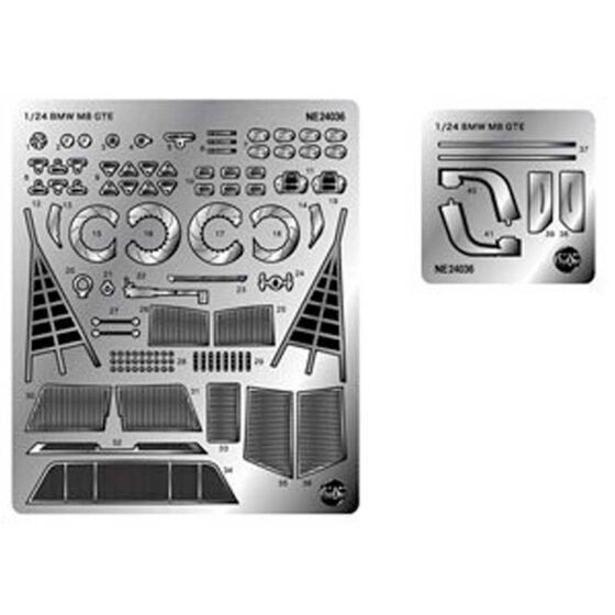 1/24 BMW M8 GTE 2020 Daytona 24 Hours Winner Detail Up Parts NE24036 NuNu