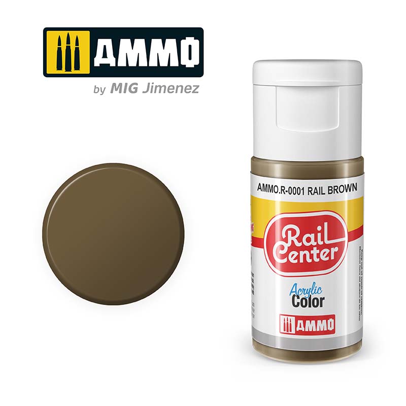 15ml Rail Brown - Rail Centre AMMO.R-0001 Ammo