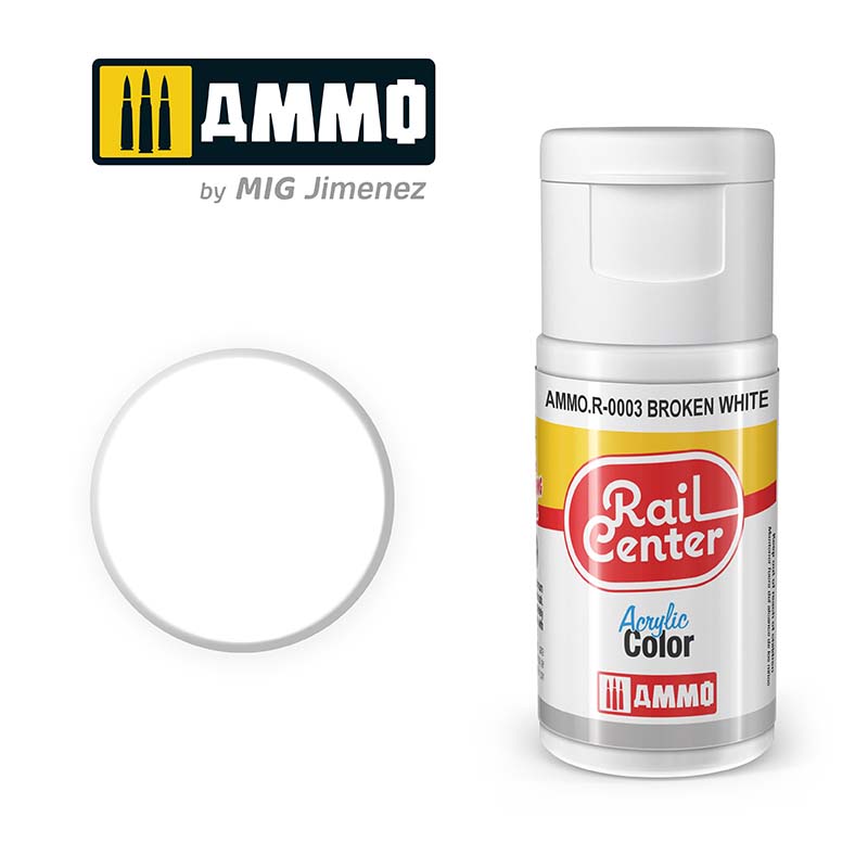 15ml White - Rail Centre AMMO.R-0003 Ammo