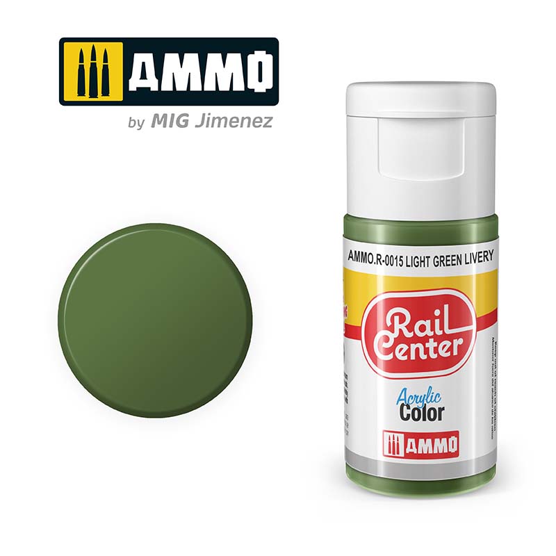 15ml Light Green Livery - Rail Centre AMMO.R-0015 Ammo