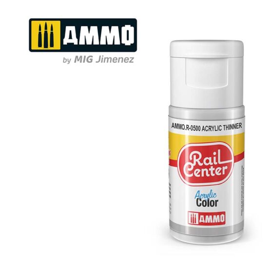 15ml Rail Center Acrylic Thinner - Rail Centre AMMO.R-0500 Ammo