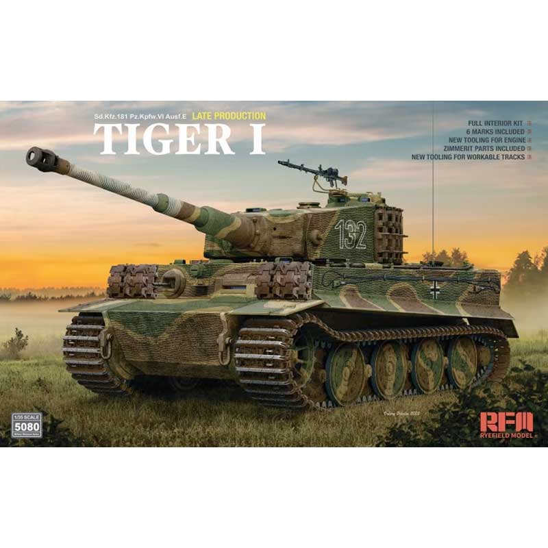 Rye Field Models Tiger I Late Production (1/35) RM5080