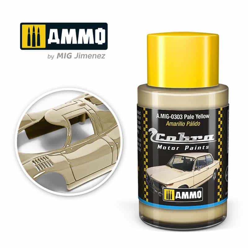 30ml Cobra Motor Pale Yellow A.MIG-0303 Ammo