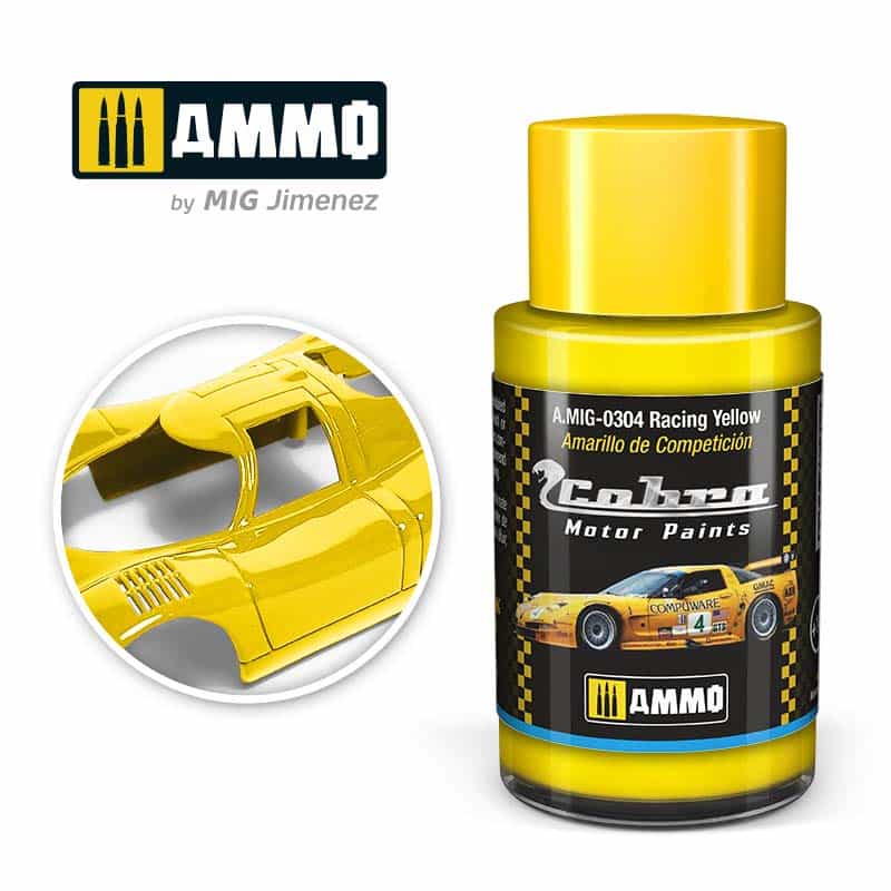 30ml Cobra Motor Racing Yellow A.MIG-0304 Ammo