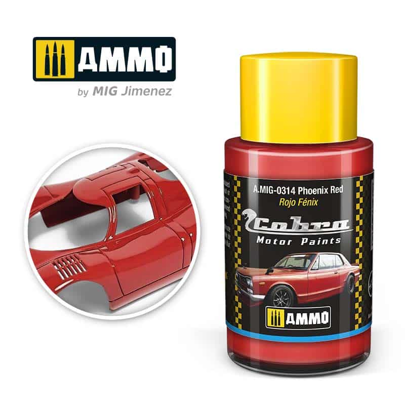 30ml Cobra Motor Phoenix red  A.MIG-0314 Ammo