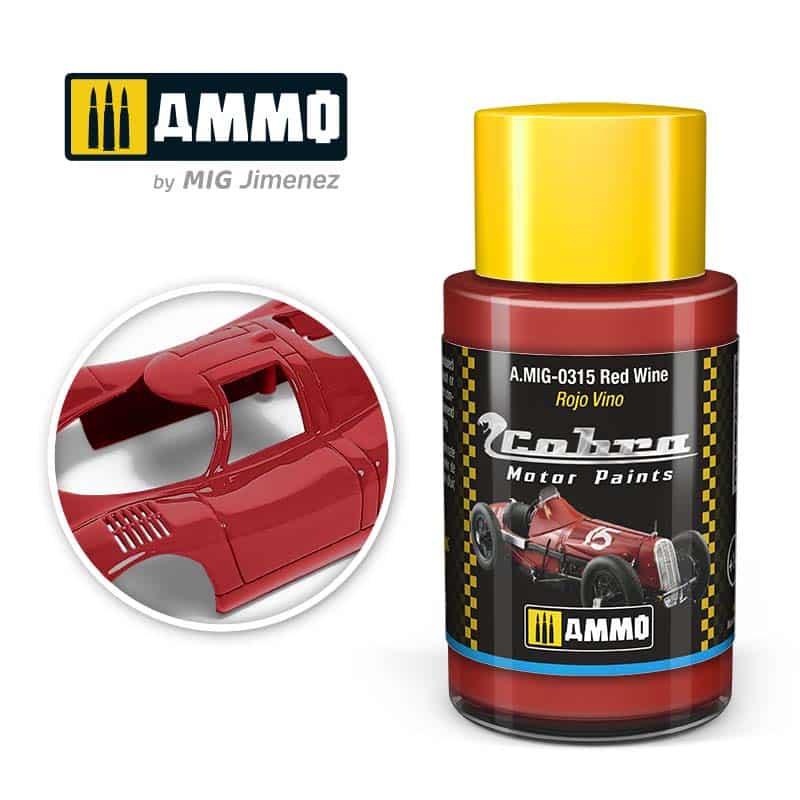 30ml Cobra Motor Red Wine A.MIG-0315 Ammo