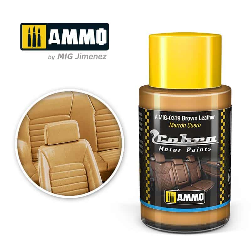 30ml Cobra Motor Brown Leather A.MIG-0319 Ammo