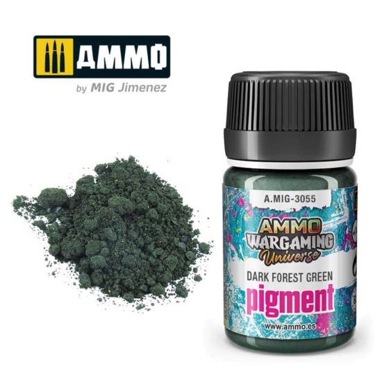 Pigment Dark Forest Green A.MIG-3055 Ammo