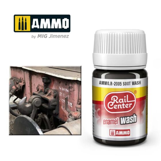 35ml Soot Wash - Rail Centre AMMO.R-2005 Ammo 35ml Soot Wash - Rail Centre AMMO.R-2005 Ammo
