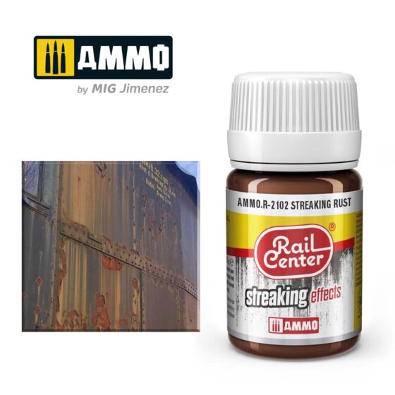35ml Streaking Rust - Rail Centre AMMO.R-2102 Ammo 35ml Streaking Rust - Rail Centre AMMO.R-2102 Ammo