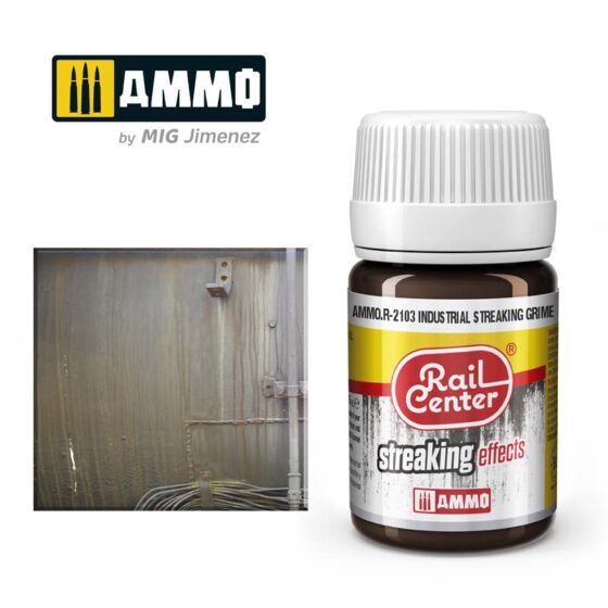 35ml Industrial Streaking Grime - Rail Centre AMMO.R-2103 Ammo 35ml Industrial Streaking Grime - Rail Centre AMMO.R-2103 Ammo