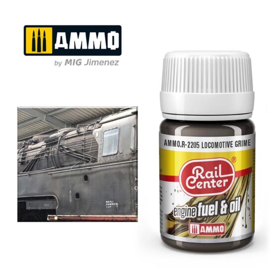 35ml Locomotive Grime - Rail Centre AMMO.R-2205 Ammo 35ml Locomotive Grime - Rail Centre AMMO.R-2205 Ammo