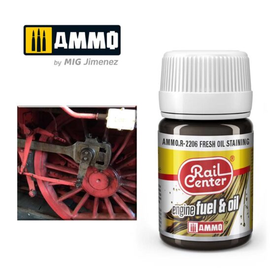 35ml Fresh Oil Staining - Rail Centre AMMO.R-2206 Ammo 35ml Fresh Oil Staining - Rail Centre AMMO.R-2206 Ammo