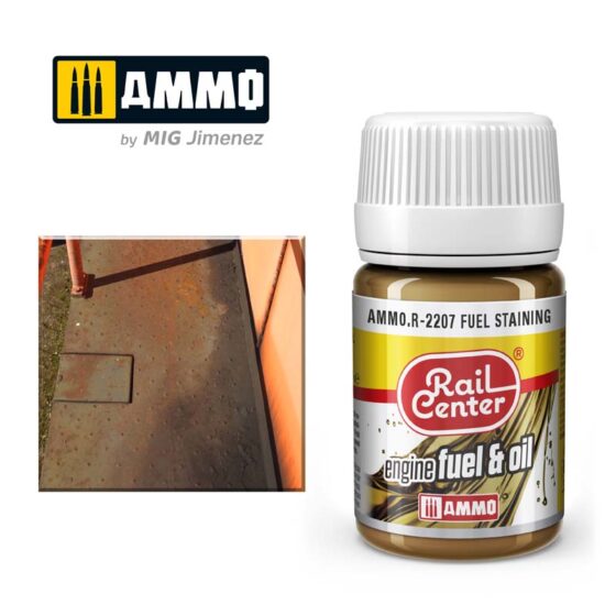 35ml Fuel Staining - Rail Centre AMMO.R-2207 Ammo 35ml Fuel Staining - Rail Centre AMMO.R-2207 Ammo