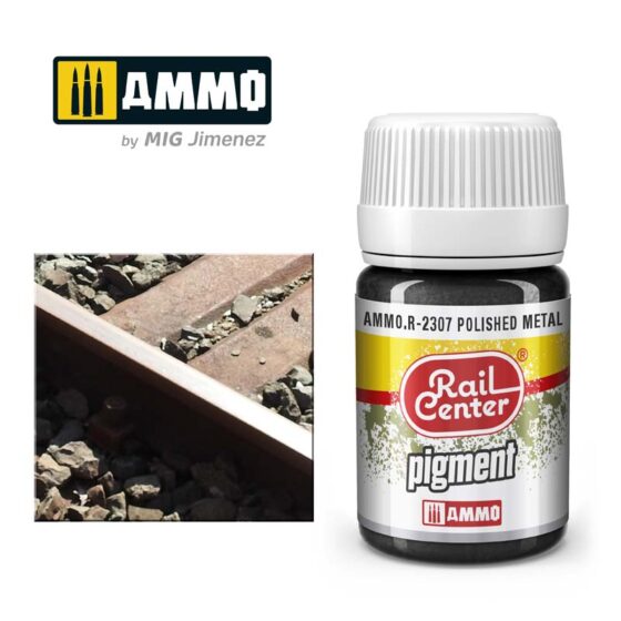 35ml Polished Metal - Rail Centre AMMO.R-2307 Ammo 35ml Polished Metal - Rail Centre AMMO.R-2307 Ammo