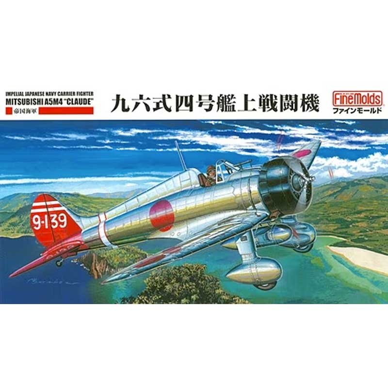 1/48 IJN Carrier Fighter Mitsubishi A5M4 "Claude" FB21 Fine Molds