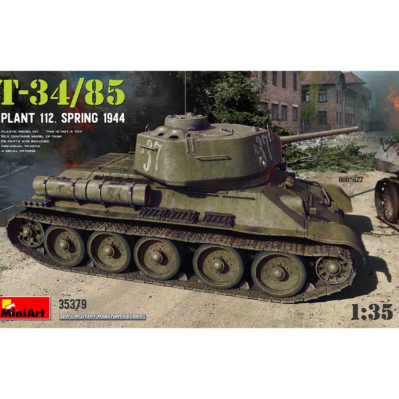 Miniart T-34-85 Plant 112. Spring 1944 (1/35) 35379