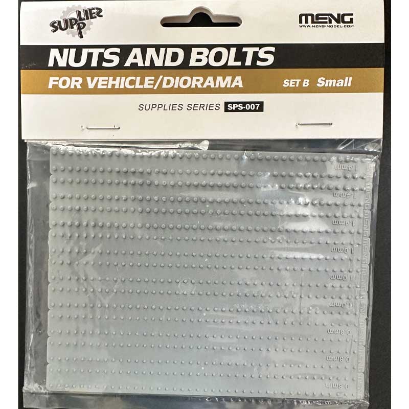 1/35 Nuts and Bolts SET B (Small) Meng Model SPS-007