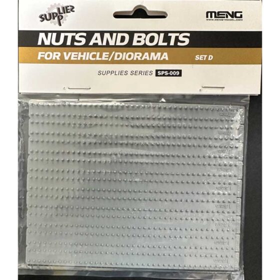 1/35 Nuts and Bolts SET D Meng Model SPS-009 1/35 Nuts and Bolts SET D Meng Model SPS-009