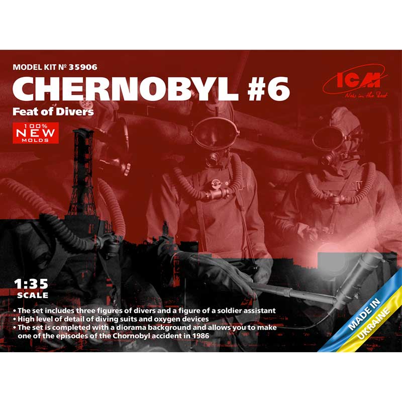 1/35 Chernobyl#6. Feat of Divers 35906 ICM