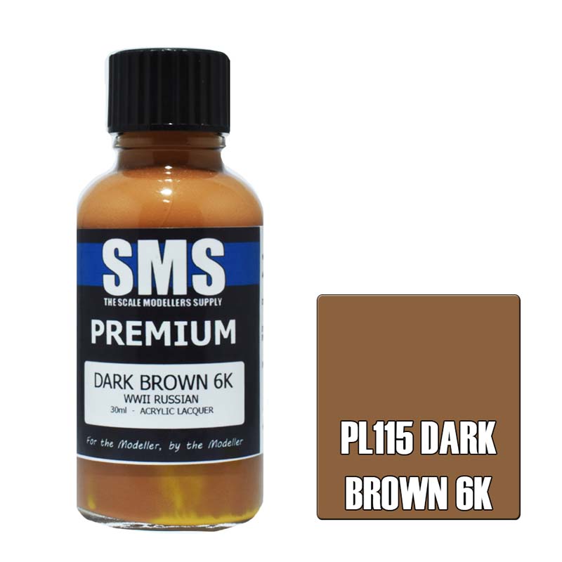 30ml Premium Dark Brown 6K  PL115 SMS