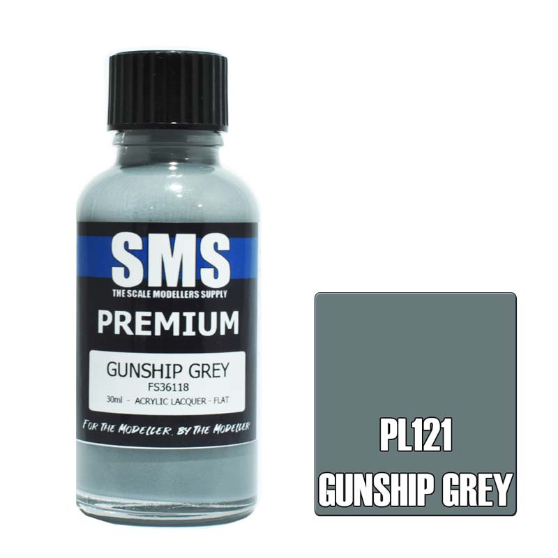 30ml Premium Gunship Grey  PL121 SMS