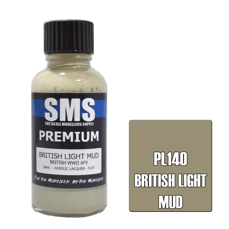 30ml Premium British Light Mud PL140 SMS