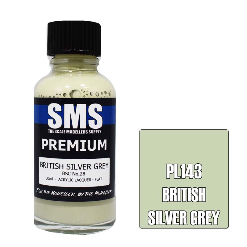 30ml Premium British Silver Grey PL143 SMS