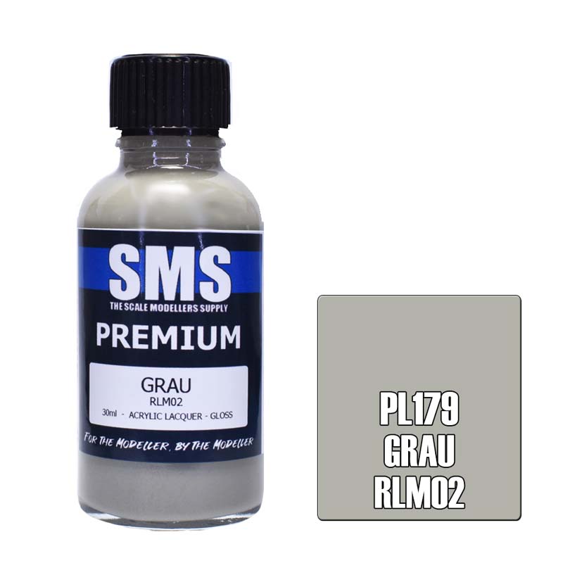 30ml Premium Grau Rlm02 PL179 SMS