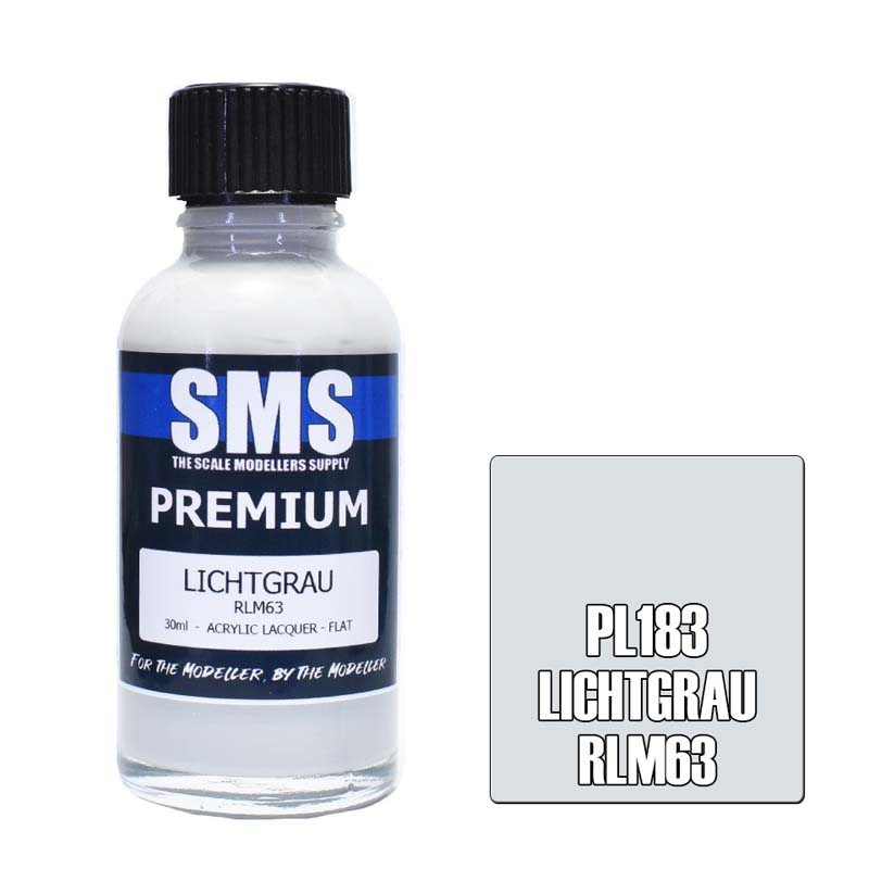 30ml Premium Lichtgrau Rlm63 PL183 SMS