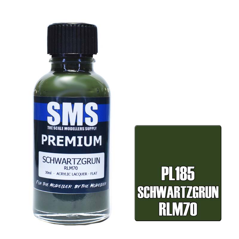 30ml Premium Schwartzgrun Rlm70 PL185 SMS