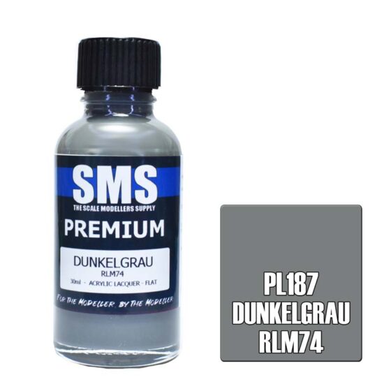 30ml Premium Dunkelgrau RLM74 PL187 SMS