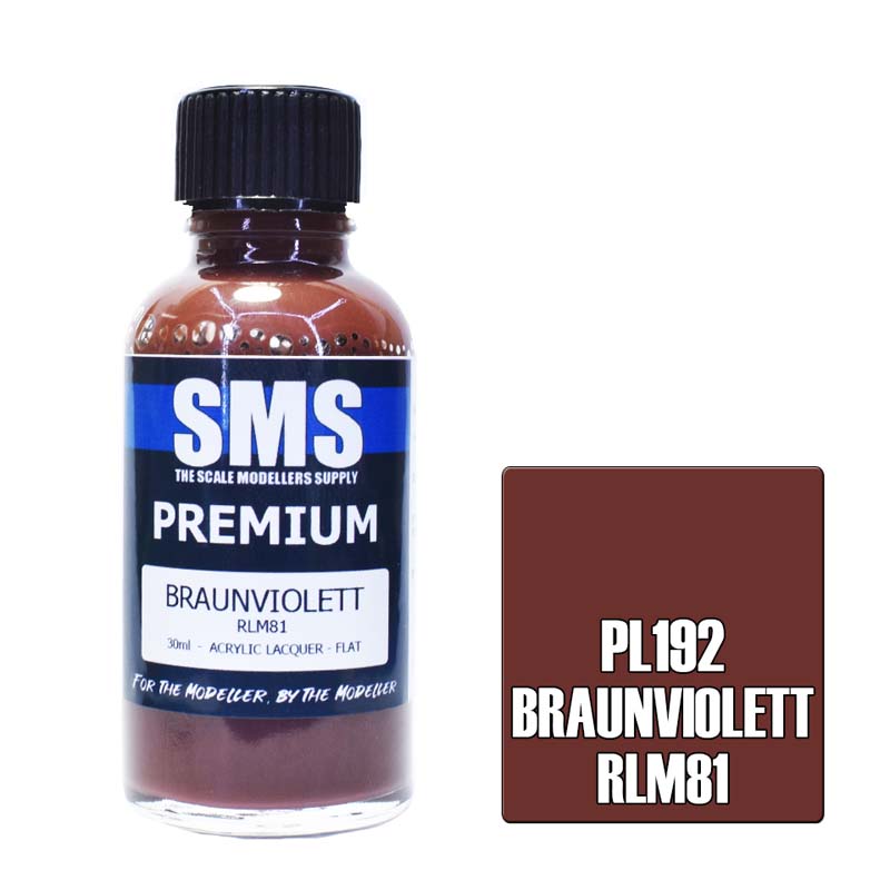 30ml Premium Braunviolett Rlm81 PL192 SMS