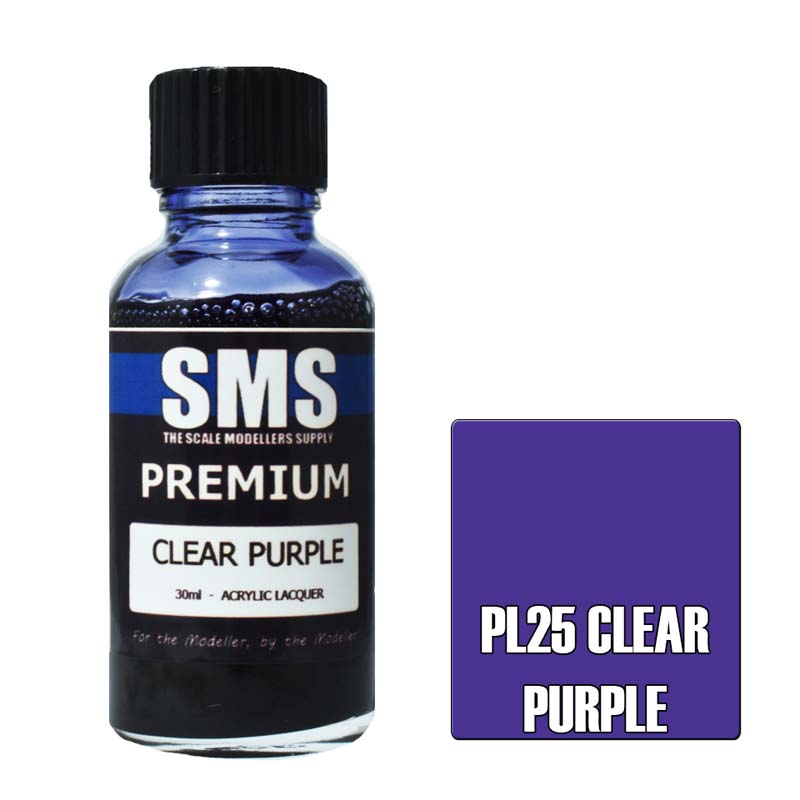 30ml Premium Clear Purple PL25 SMS