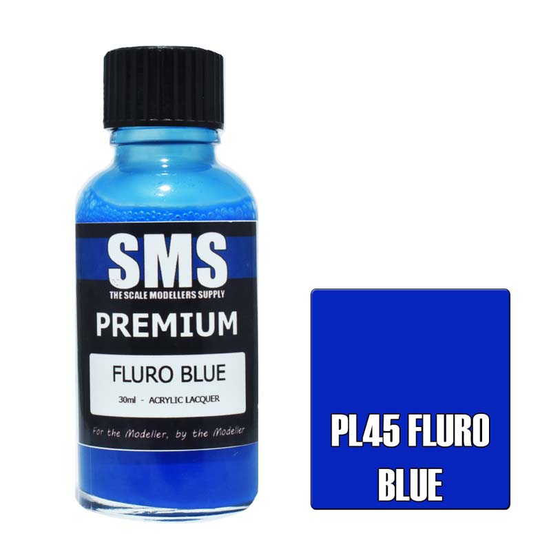 30ml Premium Fluro Blue PL45 SMS