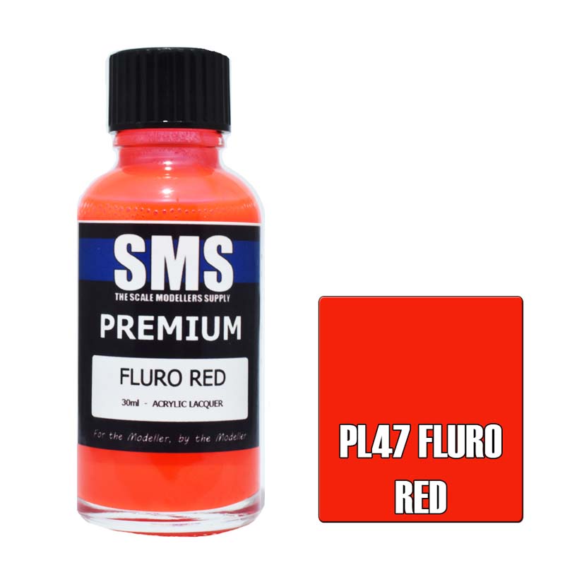 30ml Premium Fluro Red PL47 SMS
