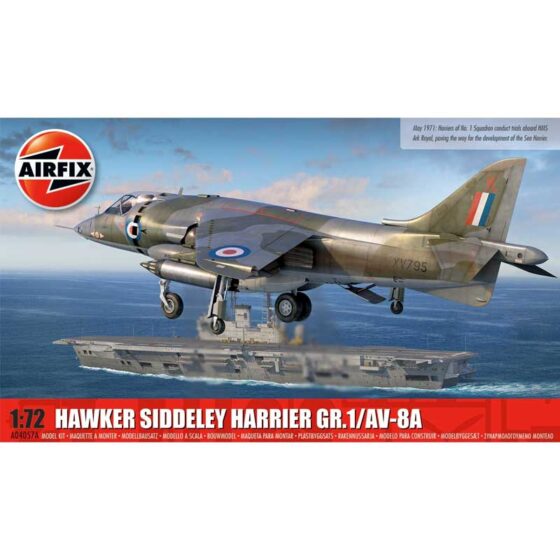 Airfix Hawker Siddeley Harrier GR.1/AV-8A (1/72) A04057A Airfix Hawker Siddeley Harrier GR.1/AV-8A (1/72) A04057A