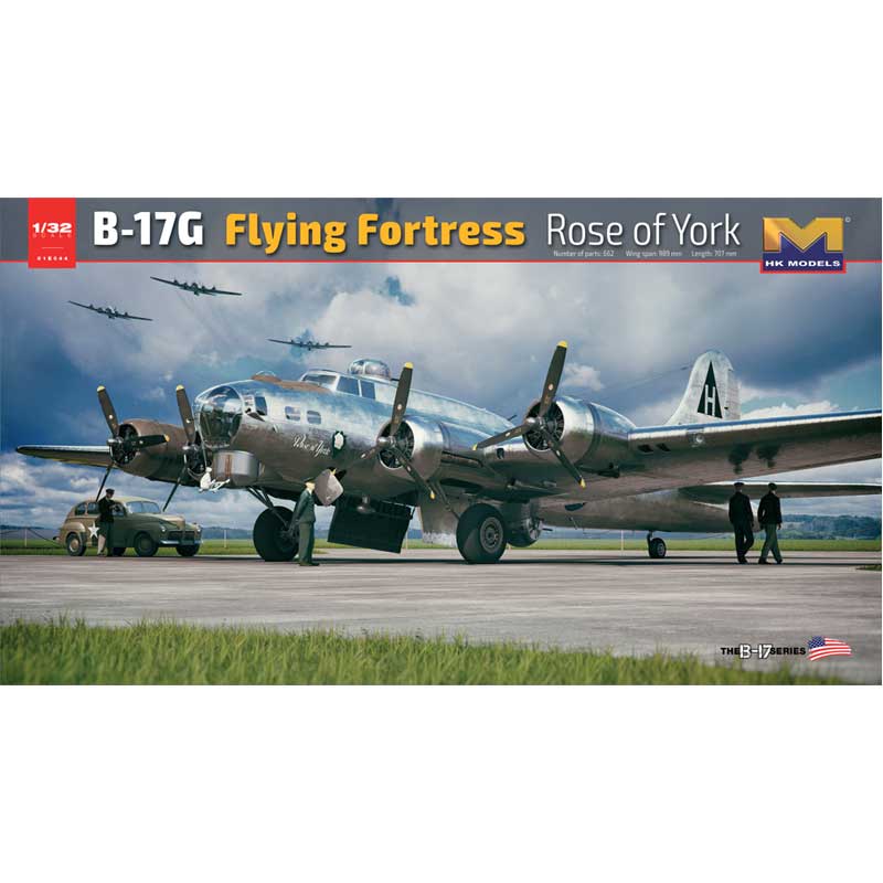 HK Models HK01E44 1/32 B-17G Flying Fortress “Rose of York” Limited Edition