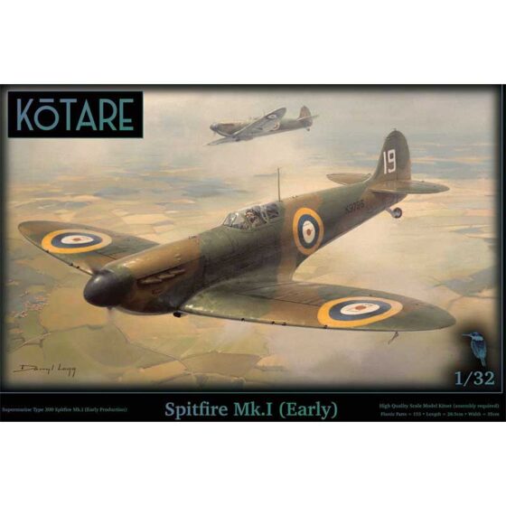 Kotare Spitfire Mk.I (Early) (1/32) K32004 Kotare Spitfire Mk.I (Early) (1/32) K32004