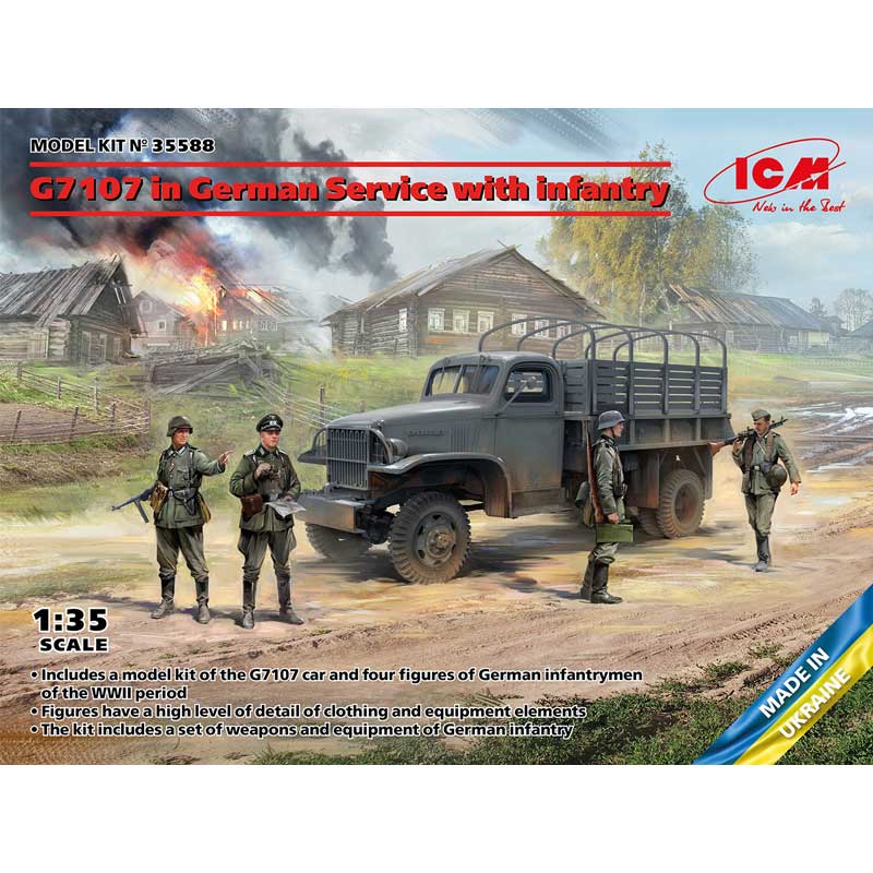 1/35 G7107 in German Service with Infantry 35588 ICM