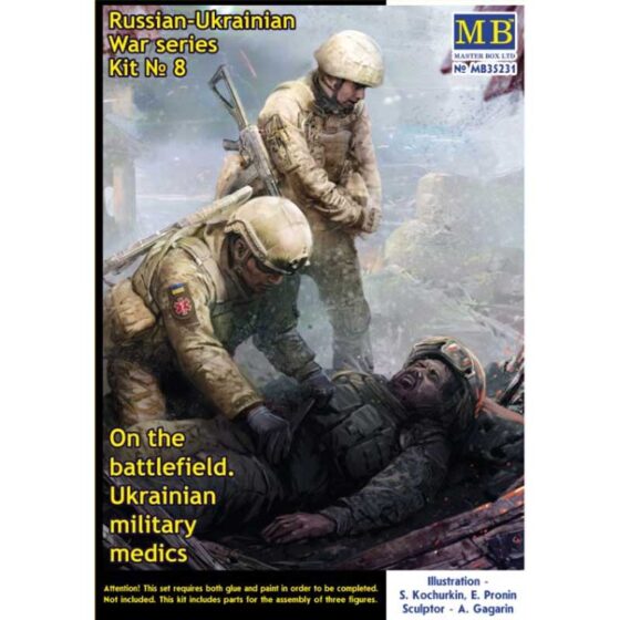 Master Box Kit No.8 Ukrainian Medics (UKR-RUS War) (1/35) MB-35231 Master Box Kit No.8 Ukrainian Medics (UKR-RUS War) (1/35) MB-35231
