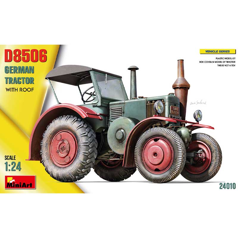 Miniart German Tractor D8506 w/ Roof 24010 (1/35) 24010