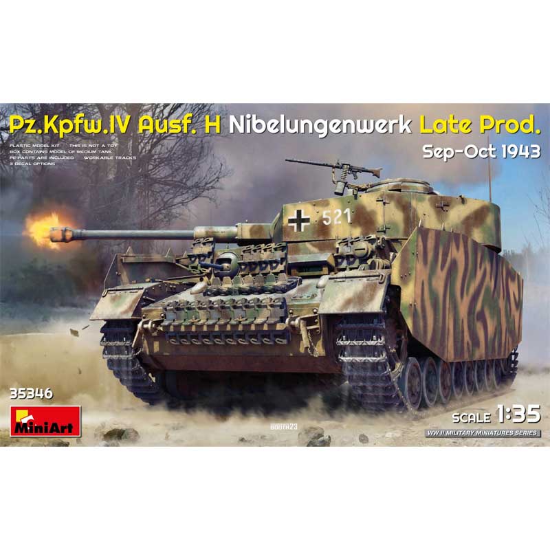 Miniart 35346 1/35 Pz.Kpfw.IV Ausf H Nibelungenwerk Late Prod